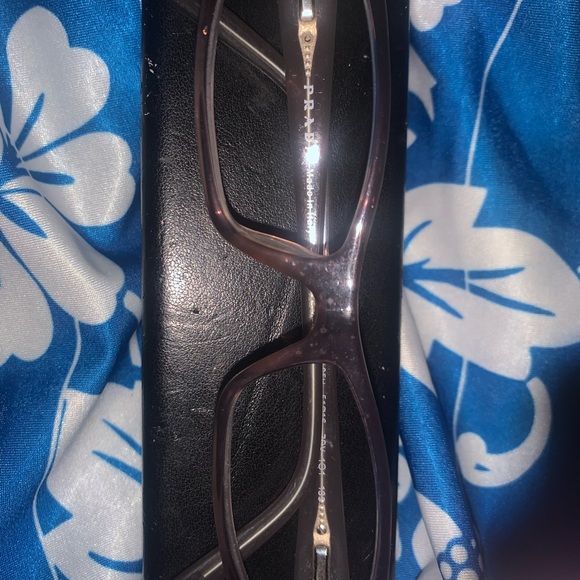 Prada Burgundy Eyeglasses - Picture 4 of 15